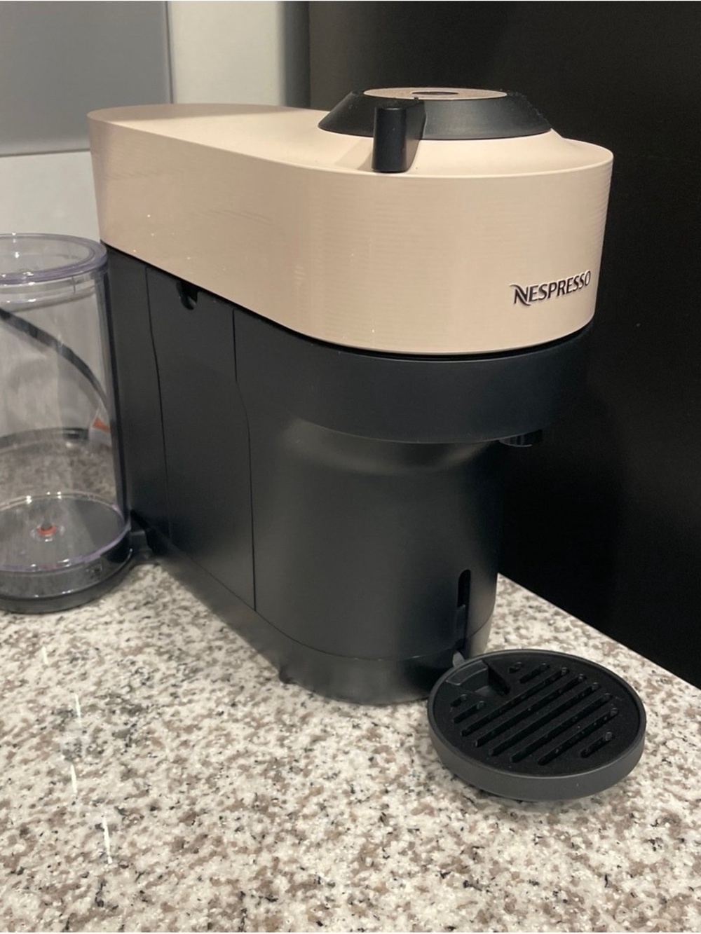 Nespresso Espresso Machine in Black and Cream